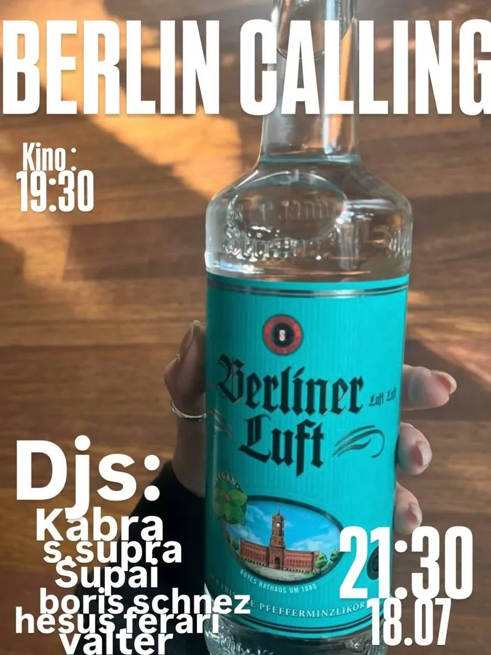 Афиша события «Kino»
